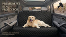 Dog Car Seat Covers for Back Seat Waterproof Bench Seat Cover Protector Nonslip Durable Soft Pet Dog Back Seat Cover for Car Truck & SUV (Black)-1
