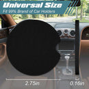 Car Cup Holder Coasters 2 Pack Universal Auto Anti Slip Insert Coaster with A Finger Notch Cute Car Assecories for Women Men Cup Mat for Most Interior White Flower-4
