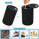 Car Ashtray with Lid Smell Proof Aluminum Crystal Diamond Cigarette Smokeless Automotive Ashtray Cup Holder Detachable Easy Clean Ash Tray for Car Women Home Office Black-8