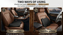 Car Seat Cushion - Memory Foam Car Seat Pad - Sciatica & Lower Back Pain Relief - Car Seat Cushions for Driving - Road Trip Essentials for Drivers(Black)-3