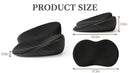 Car Seat Cushion - Memory Foam Car Seat Pad - Sciatica & Lower Back Pain Relief - Car Seat Cushions for Driving - Road Trip Essentials for Drivers(Black)-2