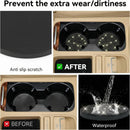 Bling Cup Holder Coasters for Car 2PCS Universal Non-Slip Cup Holder Embedded Decorative Coasters Shiny Crystal Car Interior Accessories Gifts for Women (Black)-6