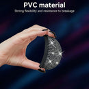 Bling Cup Holder Coasters for Car 2PCS Universal Non-Slip Cup Holder Embedded Decorative Coasters Shiny Crystal Car Interior Accessories Gifts for Women (Black)-4