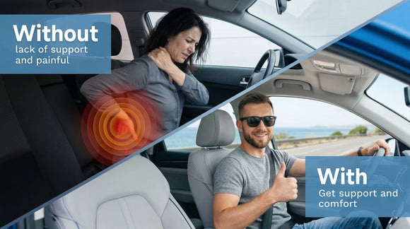 Heightening Truck Seat Cushion for Broader Vision Car Seat Cushion for Car Seat Driver Truck Driver Sciatica Pain Relief Pillow Tailbone Pain Relief Cushion for Long Time Driving