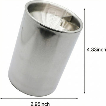 Car Ashtray Car Ashtray with Lid Smell Proof Stainless Steel Smokeless Ashtray Windproof for Indoor or Outdoor Use Cool Ash Tray Sets for Weed (CC) - 0