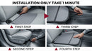 Premium Car Seat Cushion Driver Cushion with Comfort Memory Foam & Non-Slip Rubber Bottom Car Seat Pad Works with 95% of Vehicles and Office Chair or Home (Grey)-7