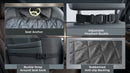 2 Packs Car Front Seat Cover for Dogs Waterproof Pet Car Seat Protector Nonslip Scratch-Proof Dog Seat Cover for Cars Trucks & SUVs-6