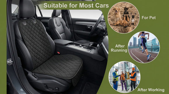 2 Packs Car Front Seat Cover for Dogs Waterproof Pet Car Seat Protector Nonslip Scratch-Proof Dog Seat Cover for Cars Trucks & SUVs