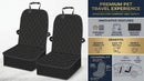 2 Packs Car Front Seat Cover for Dogs Waterproof Pet Car Seat Protector Nonslip Scratch-Proof Dog Seat Cover for Cars Trucks & SUVs-4