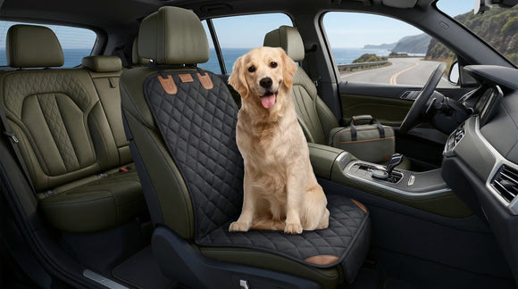 Car Front Seat Covers for Dogs Scratch-Proof Pet Car Seat Cover Non-Slip Car Seat Protector for Dogs Bucket Seat Cover