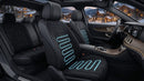 Car Seat Cushion Chair Cushion Auto Seat Cushion for Full Back and Seat Velour Seat Car Cushion Front Chair Pad Seat Cushion for Car Seat Driver 1 Pack (NH001-1pcs/Black)-2