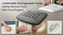 Car Seat Cushion Pad Memory Foam Seat Cushion Pain Relief Memory Foam Cushion Comfort Seat Protector for Car Office Home Use Gray-6