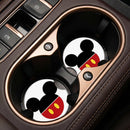 Car Cupholder Coaster Absorbent 4 Pack Cute Cartoon Rubber New Automotive Cup Holder Decal Decor Accessories for Women Men BD0901-02-2