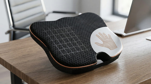 Car Seat Cushion Comfort Memory Foam Car Cushions for Driving (Black)