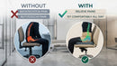 Car Seat Cushion Comfort Memory Foam Car Cushions for Driving (Gray)-8