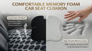 Car Seat Cushion Comfort Memory Foam Car Cushions for Driving (Gray)-3