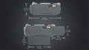 Car Visor Sunshade Extender Window Shade Anti-Glare Sun Blocker for Driver or Front Seat Passenger 1 Piece (Gray)-2
