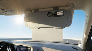 Car Visor Sunshade Extender Window Shade Anti-Glare Sun Blocker for Driver or Front Seat Passenger 1 Piece (Gray)