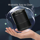 Portable Car Ash Tray With Lid Smell Proof Cigarette Ashtray Cup Holder for Truck Auto Office Home Car Ashtray (Black)-5