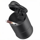 Portable Car Ash Tray With Lid Smell Proof Cigarette Ashtray Cup Holder for Truck Auto Office Home Car Ashtray (Black)-1