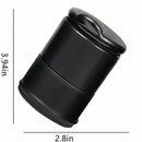 Portable Car Ash Tray With Lid Smell Proof Cigarette Ashtray Cup Holder for Truck Auto Office Home Car Ashtray (Black)-2