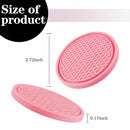 4 PCS Car Cup Holder Inserts Anti Slip PVC Honeycomb Waterproof Fixed Tea Coasters Universal for Vehicle Interior Cup Mats (Pink)-6