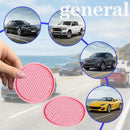 4 PCS Car Cup Holder Inserts Anti Slip PVC Honeycomb Waterproof Fixed Tea Coasters Universal for Vehicle Interior Cup Mats (Pink)-3