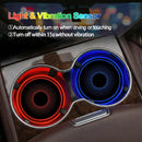 2PCS LED Cup Holder Lights for Car Rechargeable 7 Color-Changing Light Up Cup Holder Insert Coasters Car Accessories for Teens Car Gifts for Men & Women-3