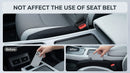 Car Seat Gap Filler Universal for Car SUV Truck Accessories Seat Gap Blocker Fit Organizer Fill The Gap Between Seat and Console Stop Things from Dropping Pack of 2 Black-3