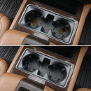Car Cup Holder Coaster 2 Pack Universal Anti-Slip Shockproof Car Coasters 2.75 inch PVC Cup Holder Insert Coaster Car Interior Accessories for Car SUV Truck (Black)-6