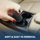 Car Cup Holder Coaster 2 Pack Universal Anti-Slip Shockproof Car Coasters 2.75 inch PVC Cup Holder Insert Coaster Car Interior Accessories for Car SUV Truck (Black)-4