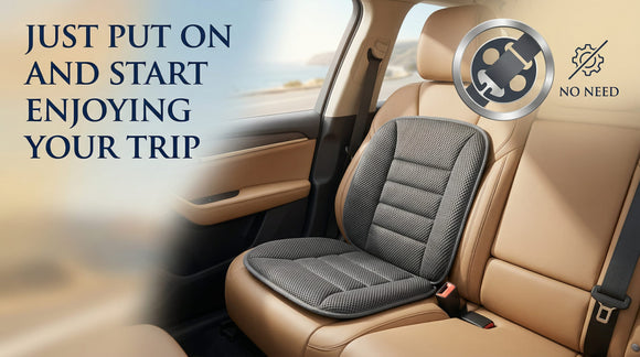 Car Seat Cushion for Driving Breathable 3D Air Mesh Non-Slip Bottom Comfort Car Seat Protector Car Seat Pad Also Works with Truck and Office Chair Home