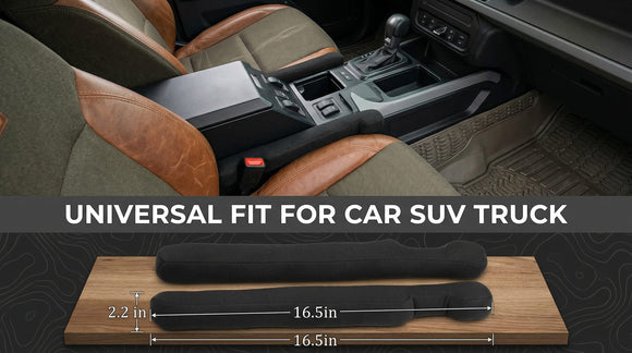 Car Seat Gap Filler Universal for Car SUV Truck Fit Organizer Accessories Fill The Gap Between Seat and Console Stop Things from Dropping Pack of 2