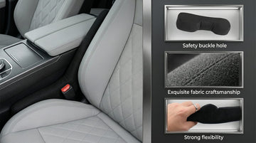 Car Seat Gap Filler Universal for Car SUV Truck Fit Organizer Accessories Fill The Gap Between Seat and Console Stop Things from Dropping Pack of 2 - 0