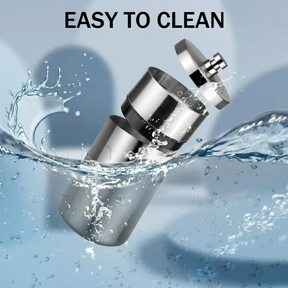 Car Ashtray with Lid Smell Proof Stainless Steel Portable Ash Tray for Car Cup Holder Detachable Windproof Extinguished Cigarette Bucket Automotive Ashtrays for Outdoor Home Office Silver