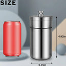 Car Ashtray with Lid Smell Proof Stainless Steel Portable Ash Tray for Car Cup Holder Detachable Windproof Extinguished Cigarette Bucket Automotive Ashtrays for Outdoor Home Office Silver-3