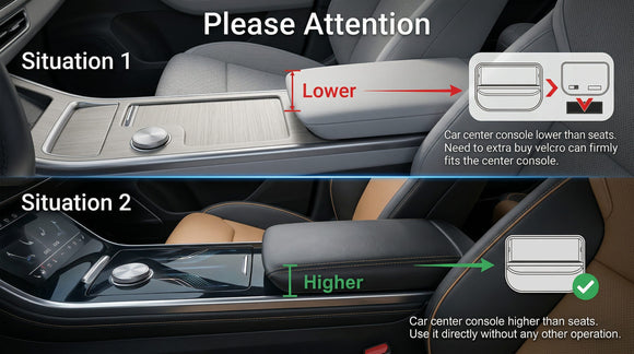 2 Pack Car Seat Gap Filler Leather Car Box Seat Organizer and Storages Automotive Accessories - Front Seats Car Adjustable Gap Filler for Phones Glasses Keys Cards1