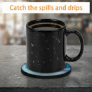 2 Pack Car Coasters for Drinks Absorbent - 2.75 Inch Cute Car Cup Holder Coasters for Women Removable Cup Holder Coaster for Women Girls Car Interior Accessories (Style E)-6