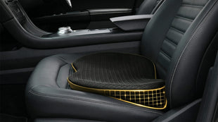 Car Seat Cushion Memory Foam Seat Pad for Sciatica and Lower Back Pain Relief Seat Cushion for Car Seat Driver (Black)