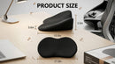Car Seat Cushion Memory Foam Seat Pad for Sciatica and Lower Back Pain Relief Seat Cushion for Car Seat Driver (Black)-2