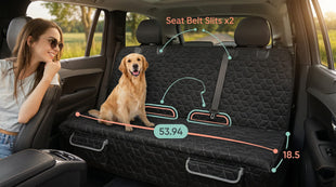 Bench Dog Car Seat Covers for SUV Waterproof RAV4 Dog Seat Cover for Back Seat Heavy Duty Nonslip Back Seat Cover Protector for Rav4/Honda CR-V/Subaru CrossTrek/Mazda CX5/Hyundai Tuscon