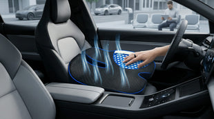 3D Gel & Memory Foam Car Seat Cushion for Driving - Breathable Honeycomb Gel & Support Orthopedic Coccyx Tailbone Sciatica & Back Pain Relief-Office Chairs Wheelchair