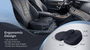 3D Gel & Memory Foam Car Seat Cushion for Driving - Breathable Honeycomb Gel & Support Orthopedic Coccyx Tailbone Sciatica & Back Pain Relief-Office Chairs Wheelchair-4