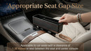 Car Side Seat Gap Filler 2 Pack Multifunctional Car Seat Organizer Auto Seat Organizer Car Seat Gap Filler Organizer Storage Box Back Seat Console Side Seat Organizer Front Seat Hold Phones Coins-3