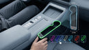7 Color Led Car Seat Gap Filler Organizer Drive Side Car Seat Pocket Gap Filler Car Seat Gap Organizer with USB+C Fast Charger Console Side Seat Storage fit for iPhone Android(Driver seat)-2