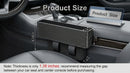 Car Seat Gap Filler Multifunctional Car Seat Gap Filler Organizer 2 Pack Car Seat Organizer for Storing Phones Keys Cards Data Cables Universal Fit Car SUV Truck-3