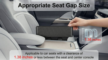 Car Seat Gap Filler Multifunctional Car Seat Gap Filler Organizer 2 Pack Car Seat Organizer for Storing Phones Keys Cards Data Cables Universal Fit Car SUV Truck - 0