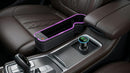 7 Color Led Car Seat Gap Filler Organizer Car Seat Pocket Gap Filler with USB+C Fast Charger Car Gap Organizer Storage 2023 Console Side Seat Gap Filler fit for Passenger Side(Black-passenger side)-1