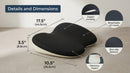 Wedge Car Seat Cushion: Memory Foam Truck Seat Cushion for Car Seat Driver - Sciatica and Back Pain Relief - Enhancing Driving Comfort -Black-9