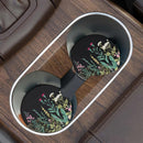 Car Cup Holder Coaster Car Coasters for Cup Holders 2 Pack Universal Anti Slip Insert Absorbent Ceramic Auto Interior Accessories with A Finger Notch & Cork Base Dandelion-4